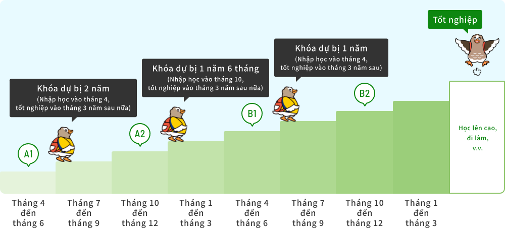 Trình tự học tập